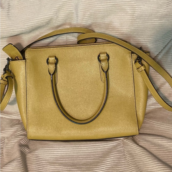 Coach satchel with optional cross body strap - Picture 2 of 3